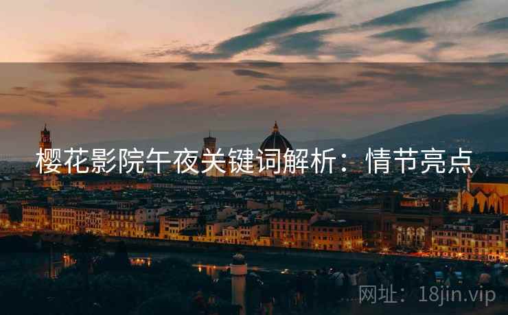 樱花影院午夜关键词解析：情节亮点