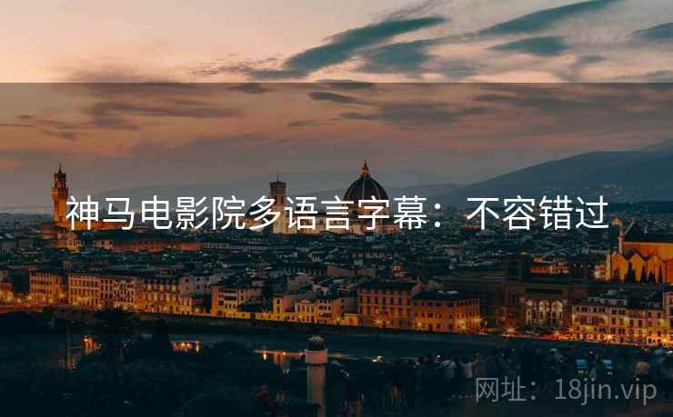 神马电影院多语言字幕：不容错过